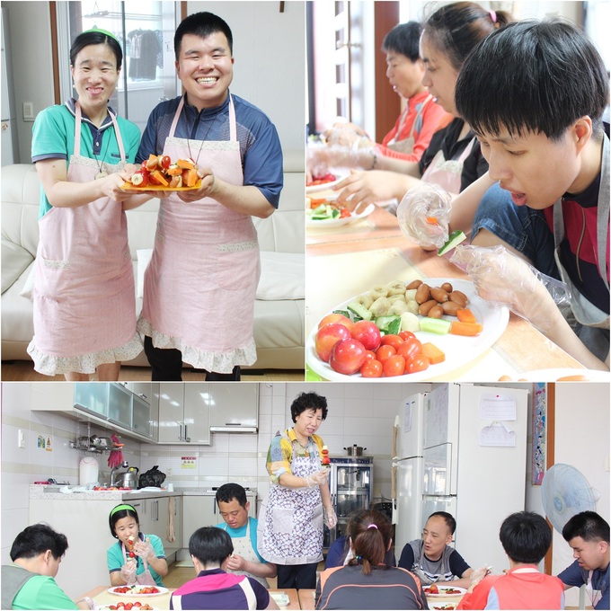주간보호센터 요리활동프로그램